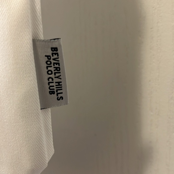 POLO BEVERLY HILLS 16.5 x 16.5 White Tote Bag with Bear Design. STYLISH NWT - Picture 3 of 6